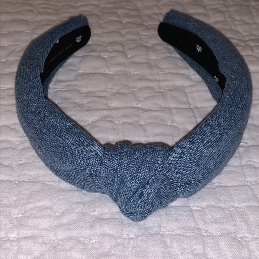 Lele Sadoughi light denim headband